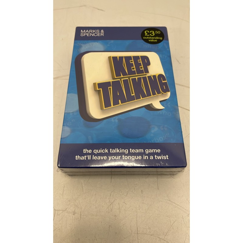 Marks & Spencer Keep Talking Game - Excellent Condition