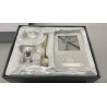 Silver Christening Set with Frame, Spoon & Cup