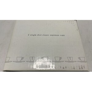 Frevd Black Espresso Cup & Saucer Set - Pre-Owned